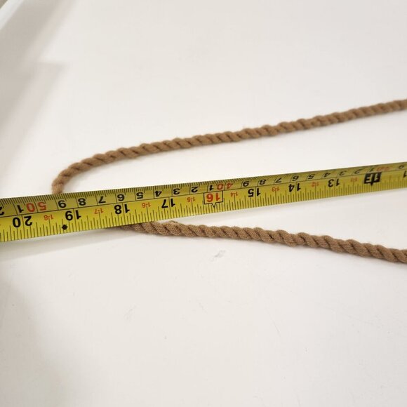 Wayuu Third Eye Clutch Bag Purse Tassels Deep Red Beige Handmade Colombia - Picture 9 of 13